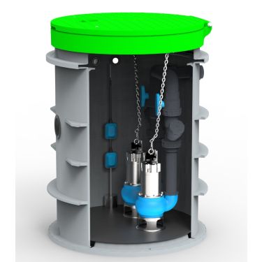 Prepumpna stanica Roto RoPump Փ800x1200 – 2x Pentax DG102