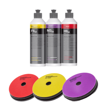Set paste za poliranje 250 ml i spužve 126 mm (6/1) – Koch Chemie