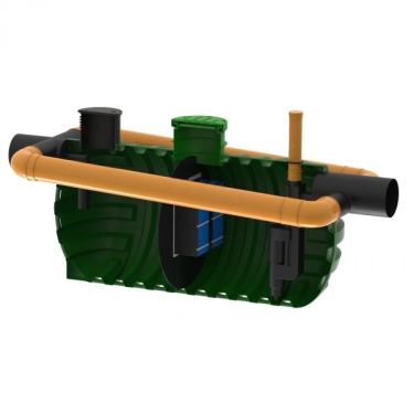 Separator ulja Roto NS 500/50 BP RoSep 16000 L (Klasa I) sa obilaznim vodom 10% - za ukopavanje u zemlju