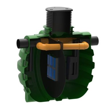 Separator ulja Roto NS 50/10 BP RoSep 3500 L (Klasa I) sa obilaznim vodom 20% - za ukopavanje u zemlju