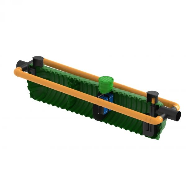 Separator ulja Roto NS 700/150 BP RoSep 35000 L (Klasa I) sa obilaznim vodom 20% - za ukopavanje u zemlju - slika 1