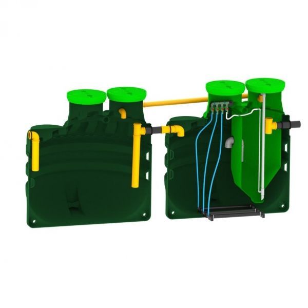 Biopročišćivač Biocko 36-45 osoba 2x7500 L - slika 1