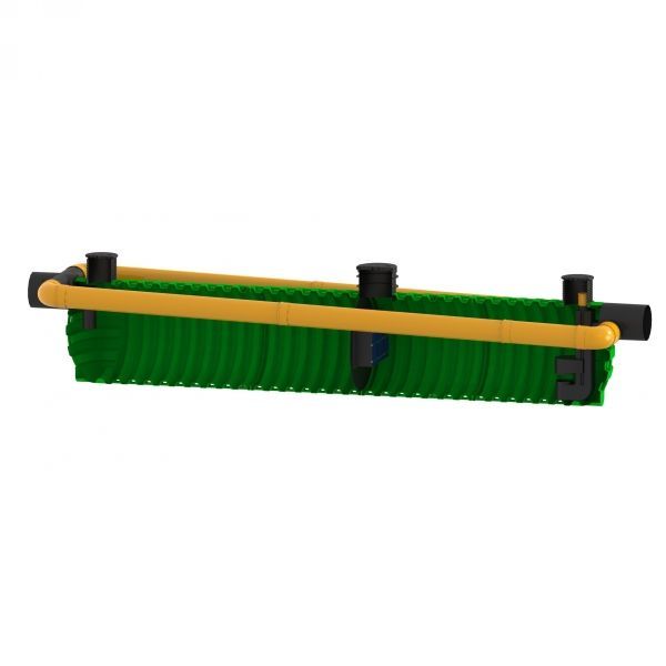 Separator ulja Roto NS 2000/400 BP RoSep 65000 L (Klasa I) sa obilaznim vodom 20% - za ukopavanje u zemlju - slika 1