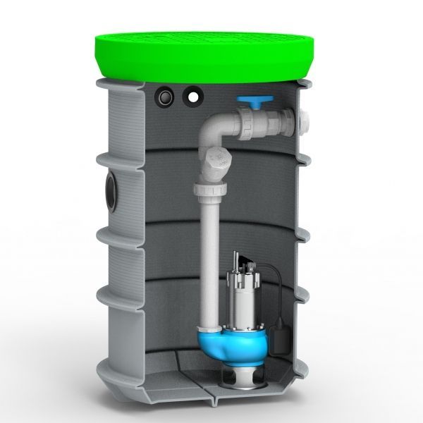 Prepumpna stanica Roto RoPump Փ600x1200 – Pentax DG102G - slika 1